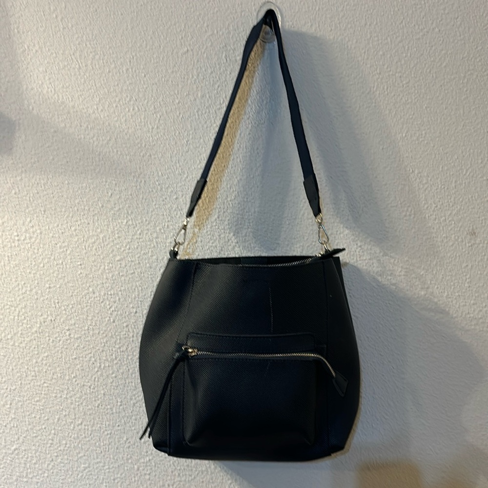 No brand blue small hobo shoulder bag